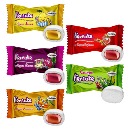 Капелька МИКС карамель 1*5 кг Акконд